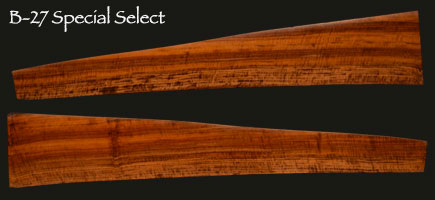 B-27 custom rifle wood blank
