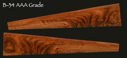 custom rifle wood blank B-34